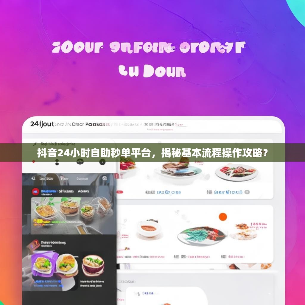 抖音24小时自助秒单平台，揭秘基本流程操作攻略？