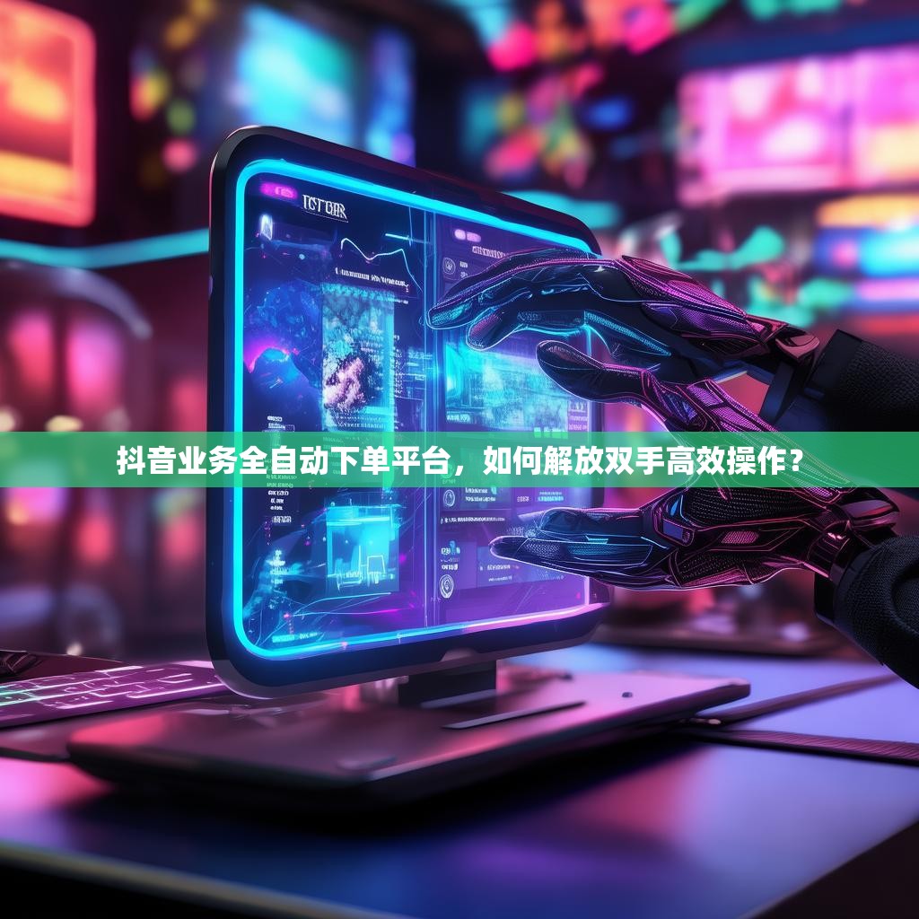抖音业务全自动下单平台，如何解放双手高效操作？