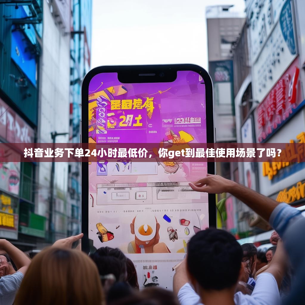抖音业务下单24小时最低价，你get到最佳使用场景了吗？