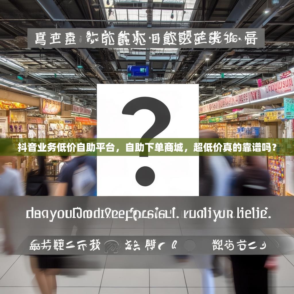 抖音业务低价自助平台,自助下单商城,超低价真的靠谱吗? 抖音业务低价自助平台,自助下单商城,超低价真的靠谱吗?