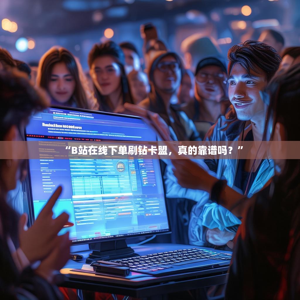 “B站在线下单刷钻卡盟，真的靠谱吗？”
