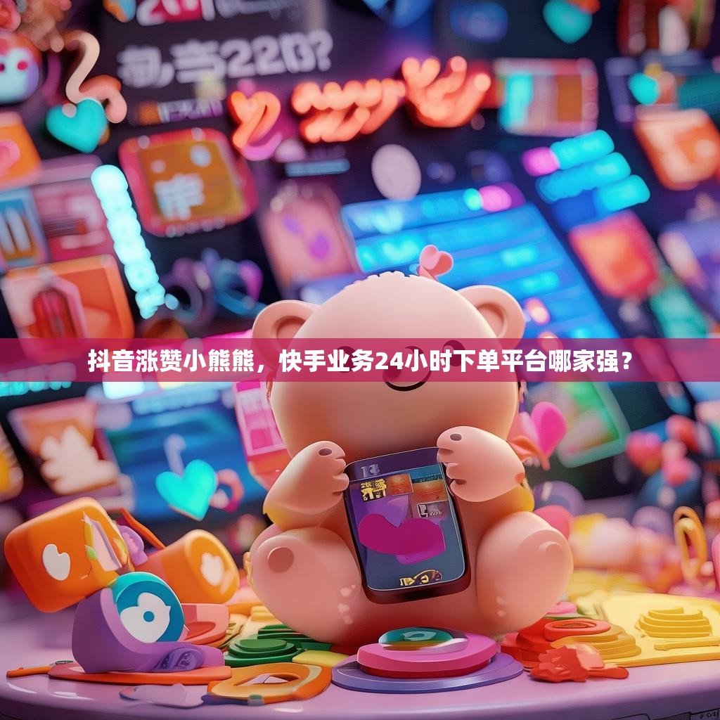 抖音涨赞小熊熊，快手业务24小时下单平台哪家强？