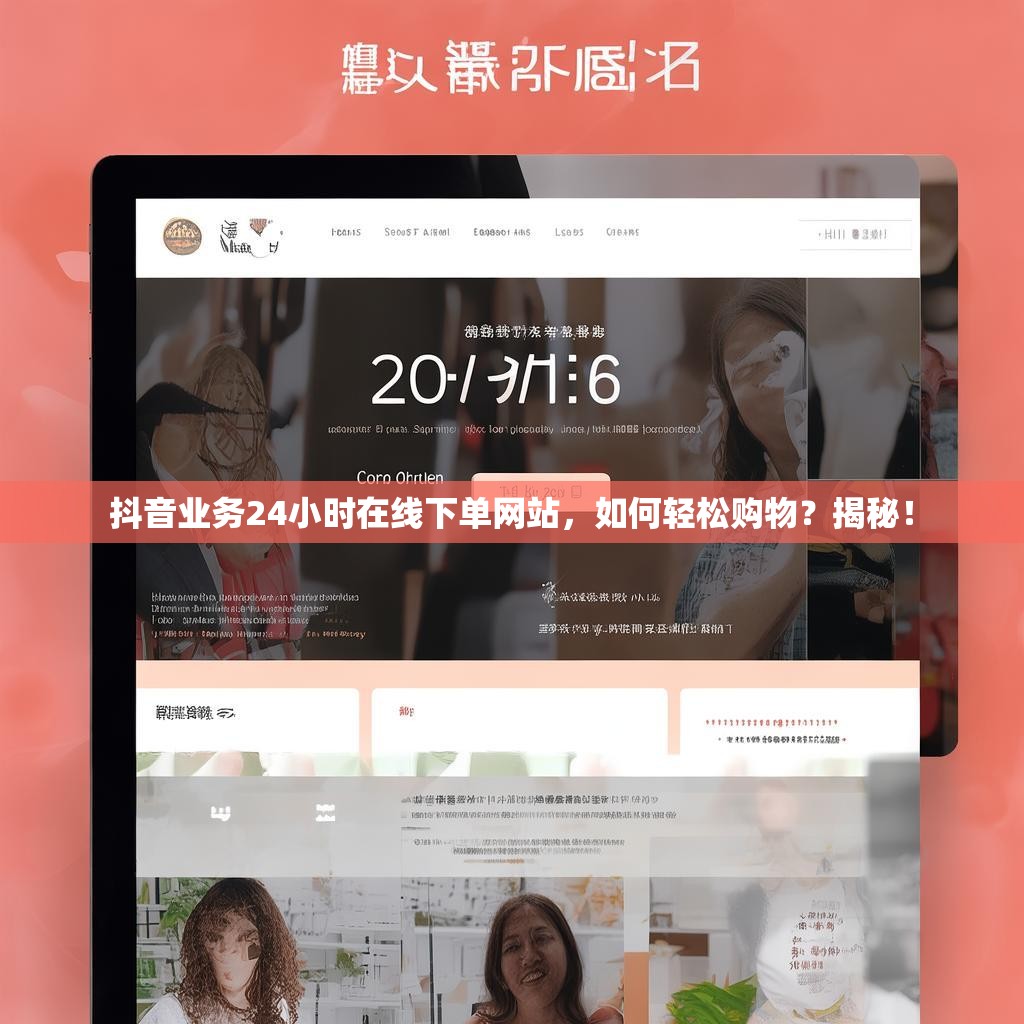 抖音业务24小时在线下单网站，如何轻松购物？揭秘！