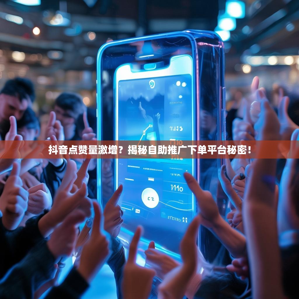 抖音点赞量激增？揭秘自助推广下单平台秘密！