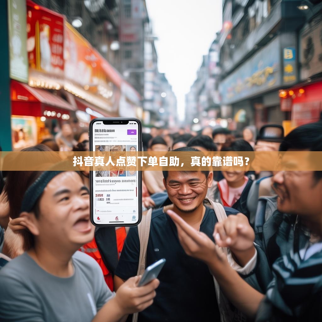 抖音真人点赞下单自助，真的靠谱吗？