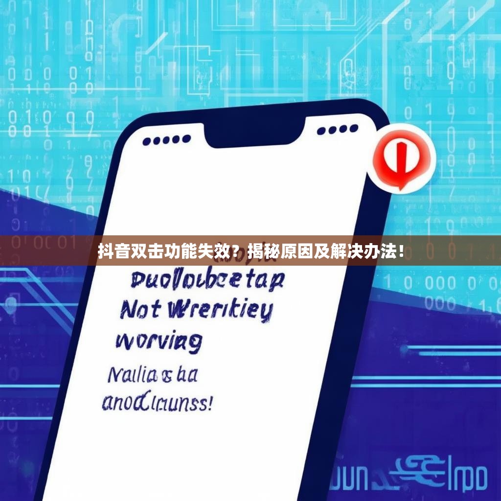 抖音双击功能失效？揭秘原因及解决办法！