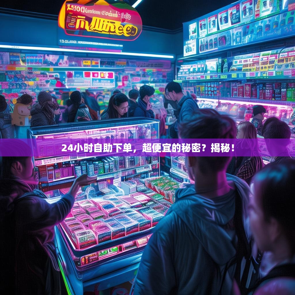 24小时自助下单，超便宜的秘密？揭秘！