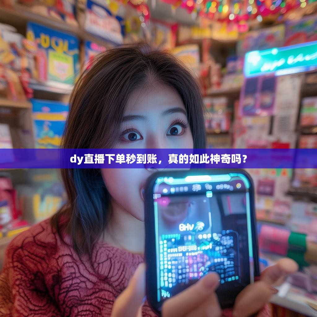 dy直播下单秒到账，真的如此神奇吗？