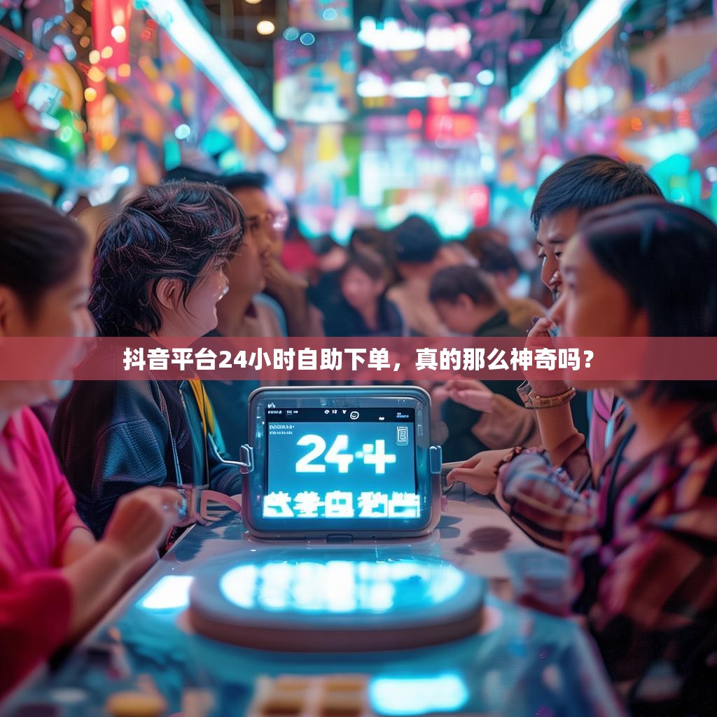 抖音平台24小时自助下单，真的那么神奇吗？