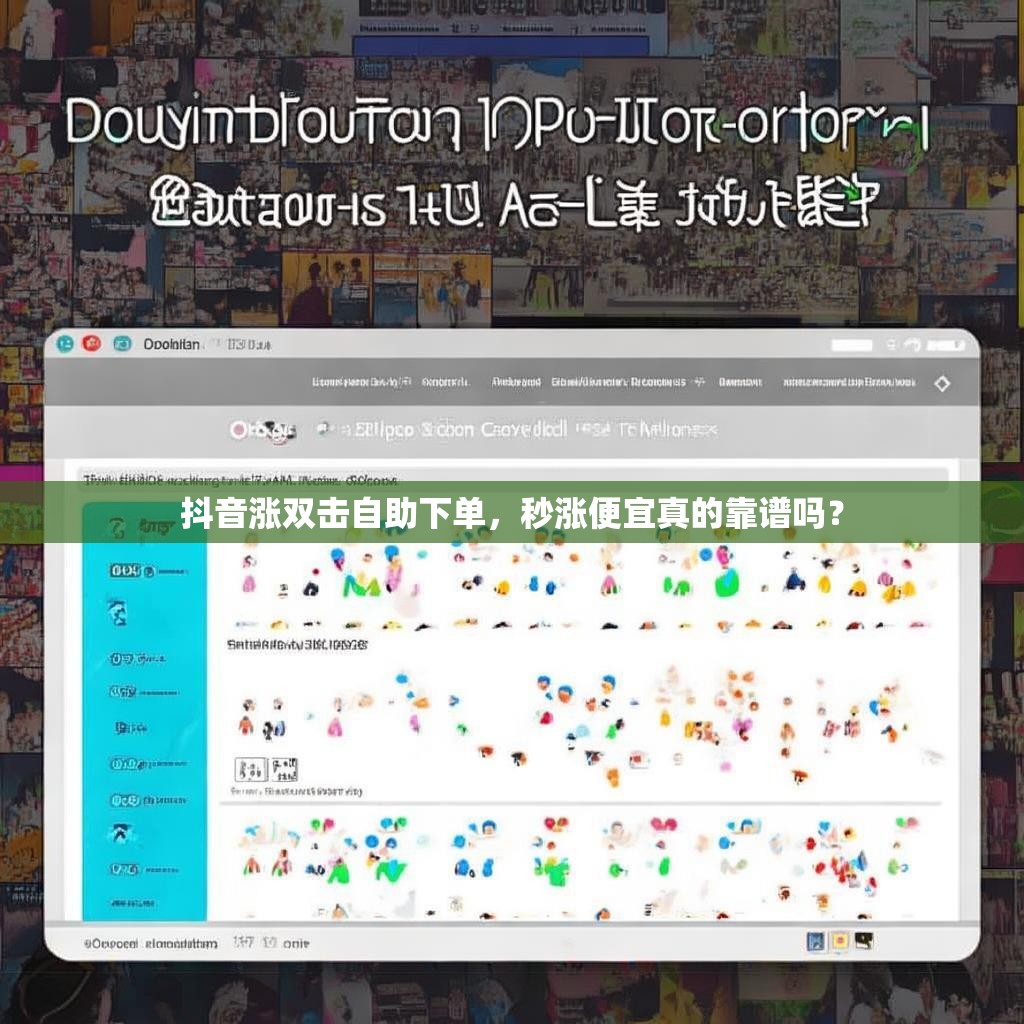 抖音涨双击自助下单,秒涨便宜真的靠谱吗? 抖音涨双击自助下单,秒涨便宜真的靠谱吗?