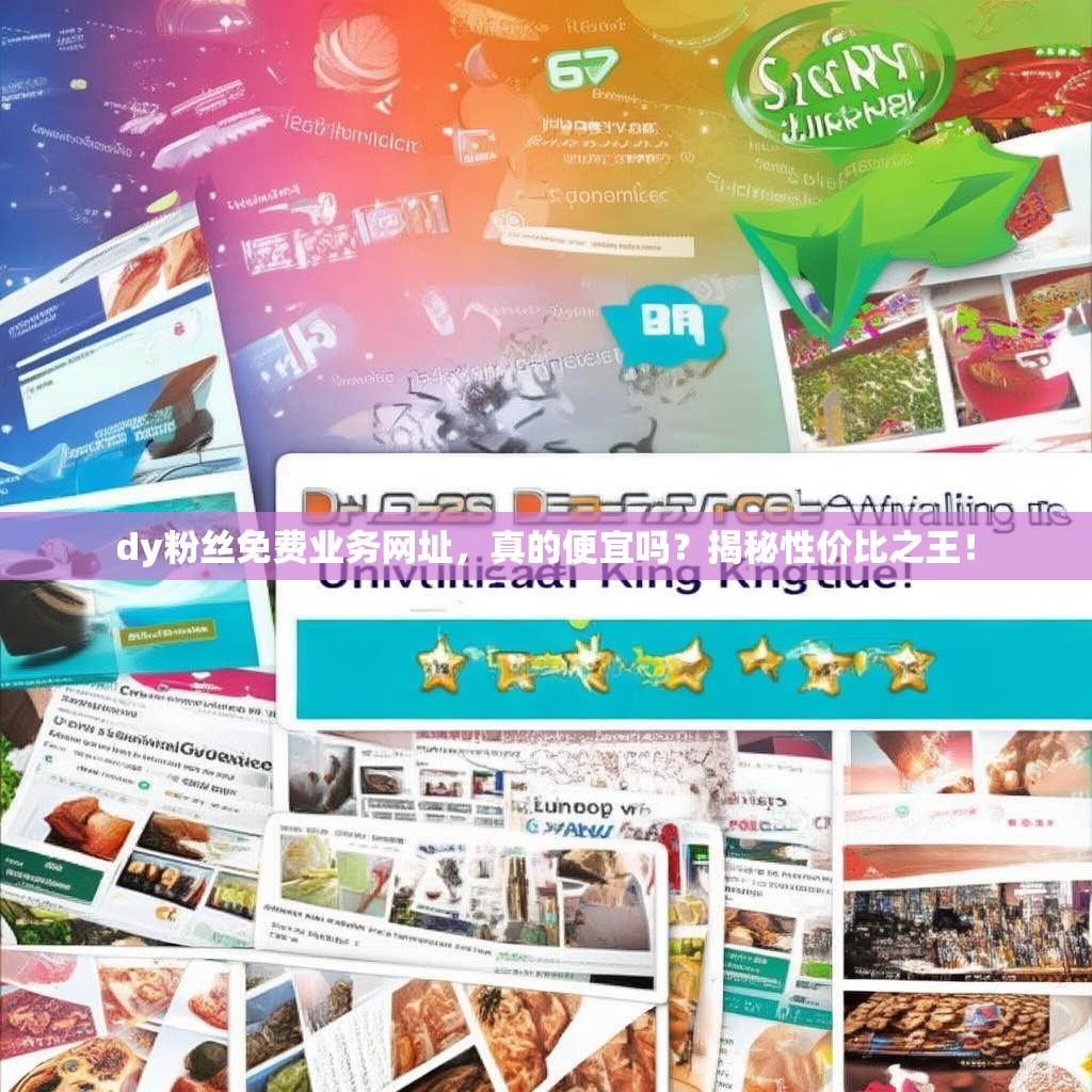 dy粉丝免费业务网址，真的便宜吗？揭秘性价比之王！