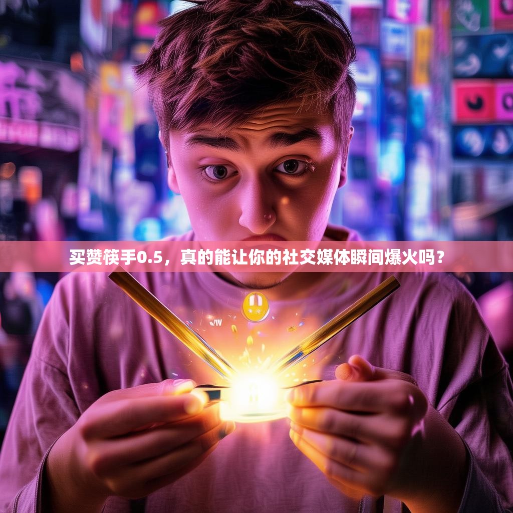 买赞筷手0.5，真的能让你的社交媒体瞬间爆火吗？