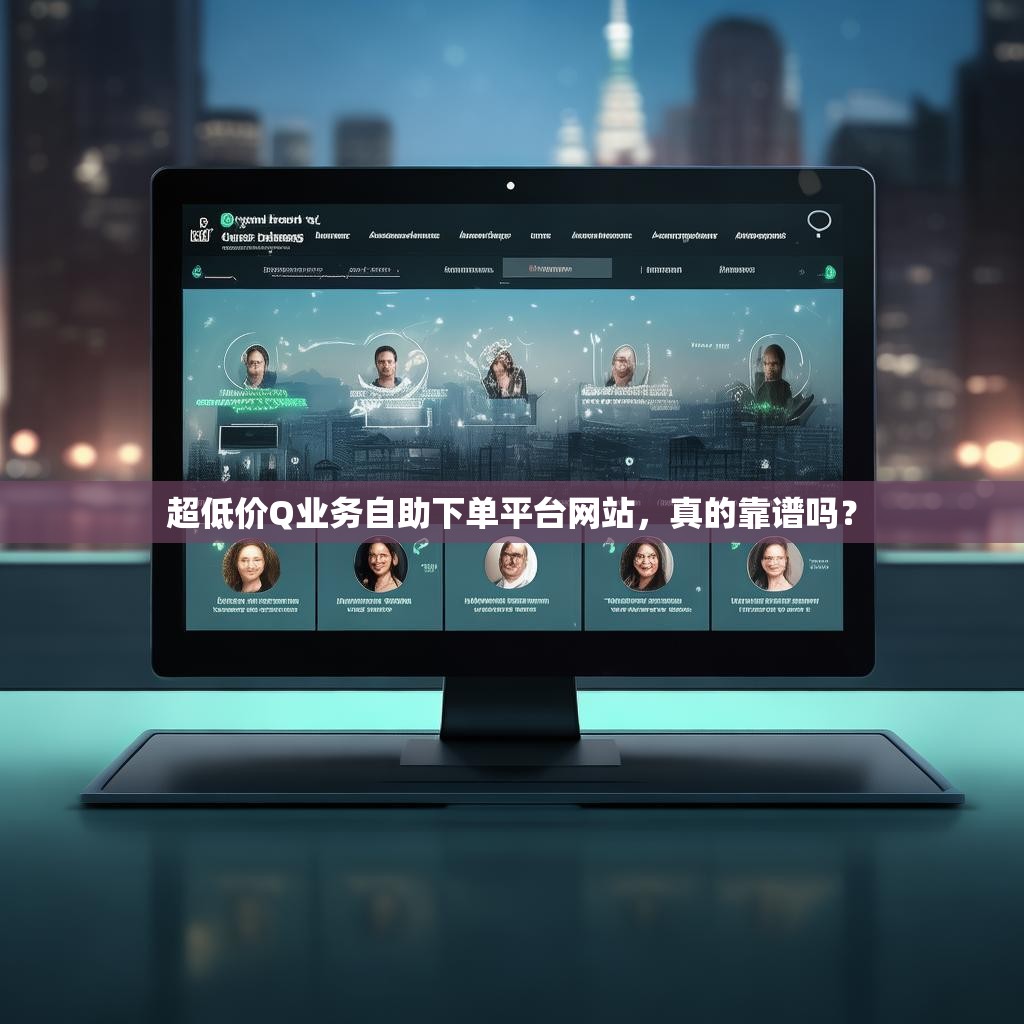 超低价Q业务自助下单平台网站，真的靠谱吗？