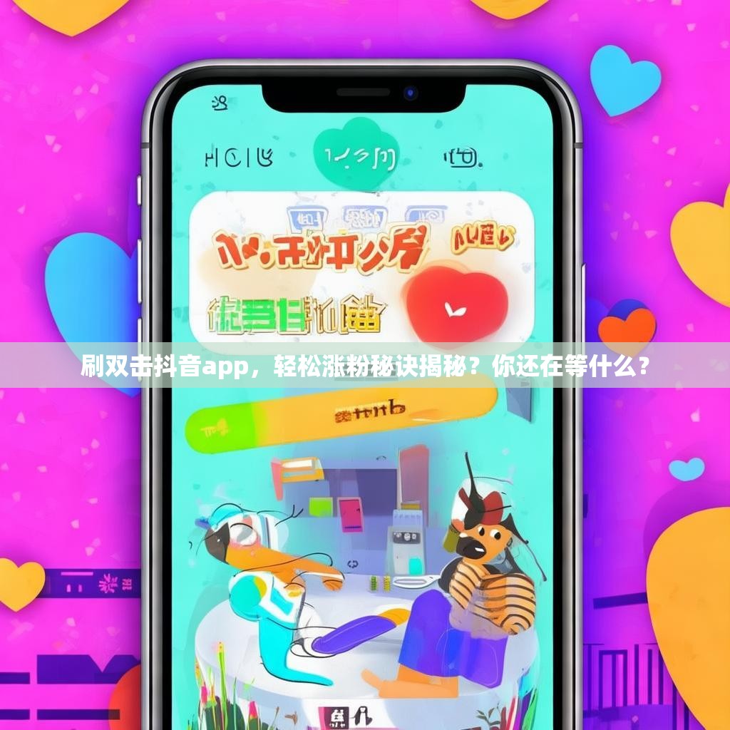 刷双击抖音app，轻松涨粉秘诀揭秘？你还在等什么？