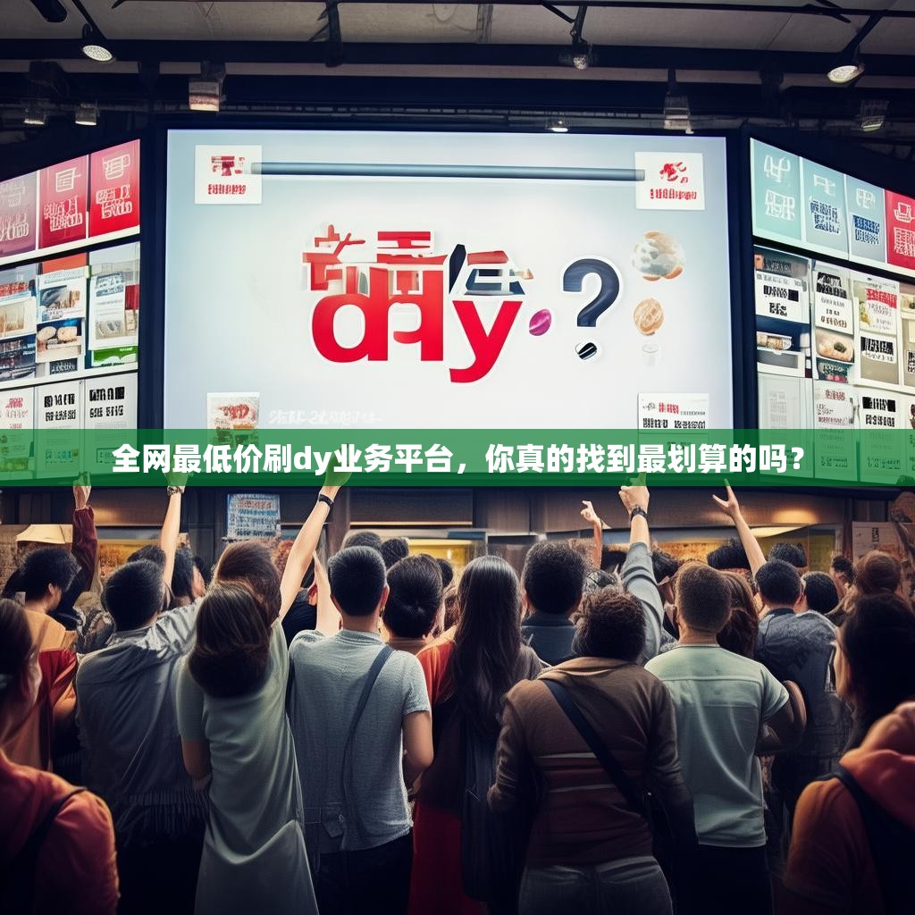 全网最低价刷dy业务平台,你真的找到最划算的吗? 全网最低价刷dy业务平台,你真的找到最划算的吗?