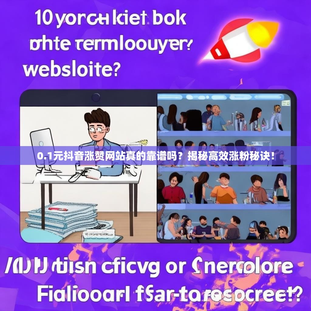 0.1元抖音涨赞网站真的靠谱吗？揭秘高效涨粉秘诀！