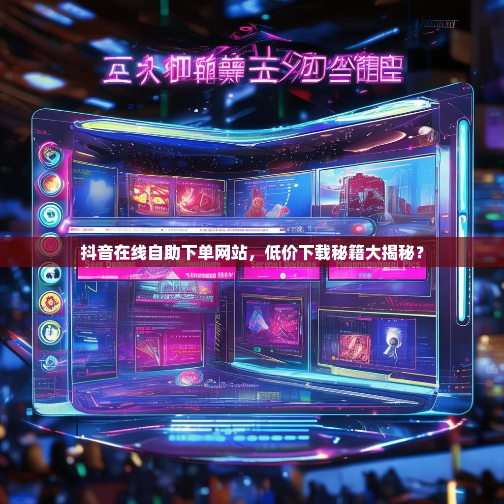 抖音在线自助下单网站，低价下载秘籍大揭秘？