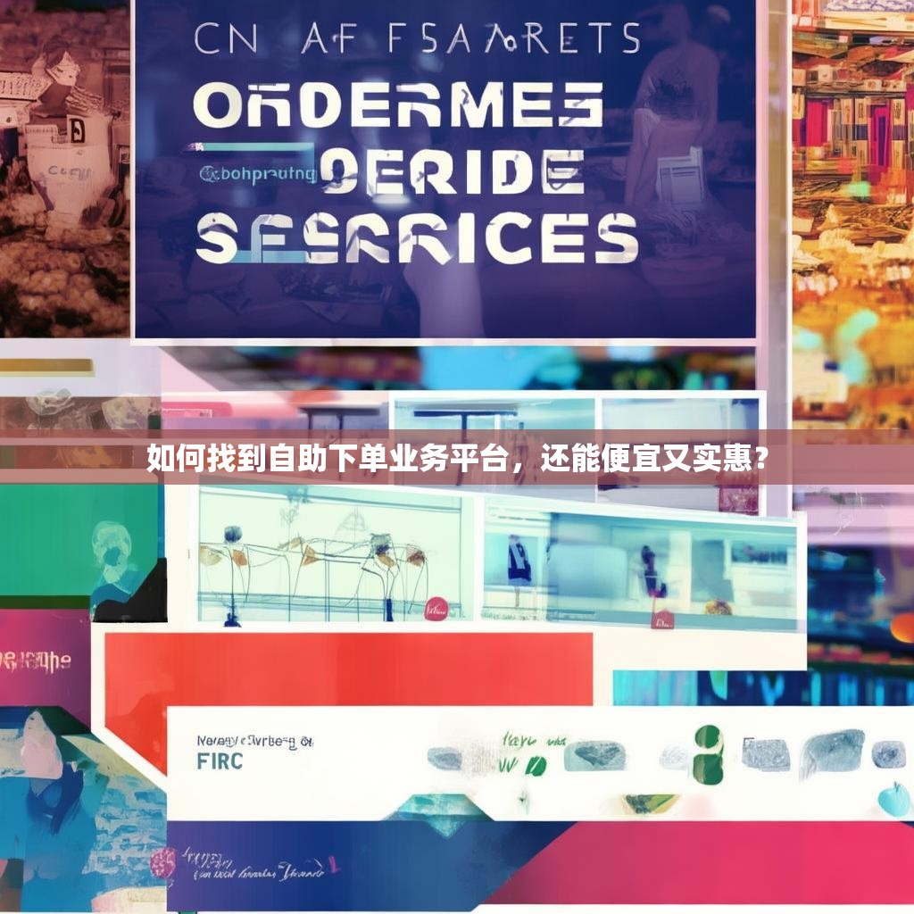 如何找到自助下单业务平台，还能便宜又实惠？