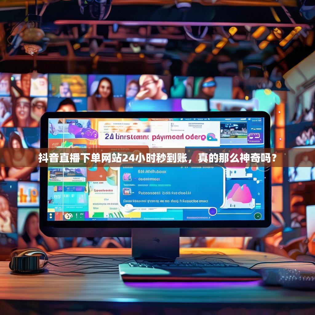 抖音直播下单网站24小时秒到账，真的那么神奇吗？