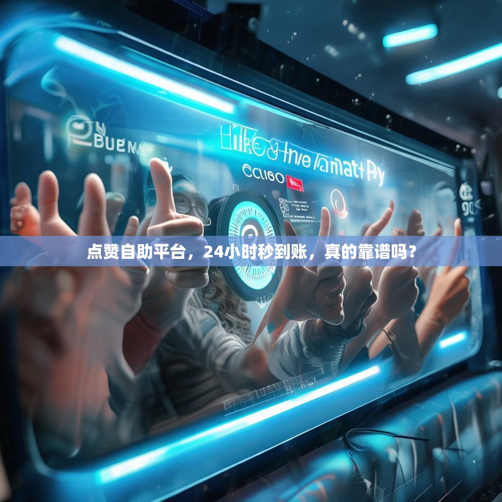 点赞自助平台，24小时秒到账，真的靠谱吗？