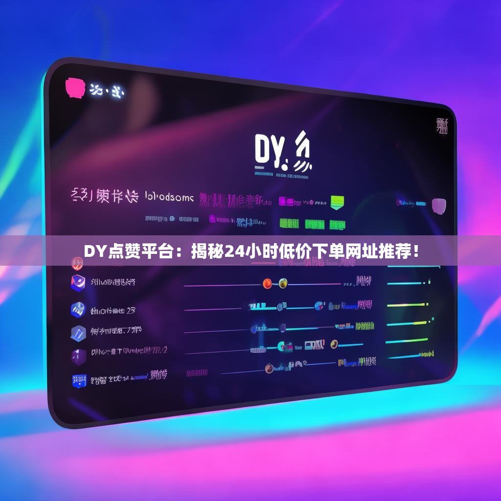 DY点赞平台:揭秘24小时低价下单网址推荐! DY点赞平台:揭秘24小时低价下单网址推荐!