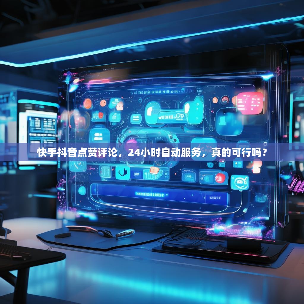 快手抖音点赞评论，24小时自动服务，真的可行吗？
