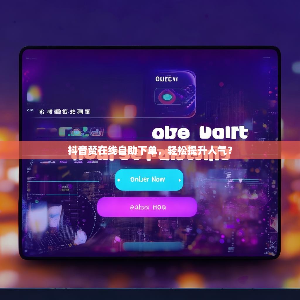 抖音赞在线自助下单,轻松提升人气? 抖音赞在线自助下单,轻松提升人气?