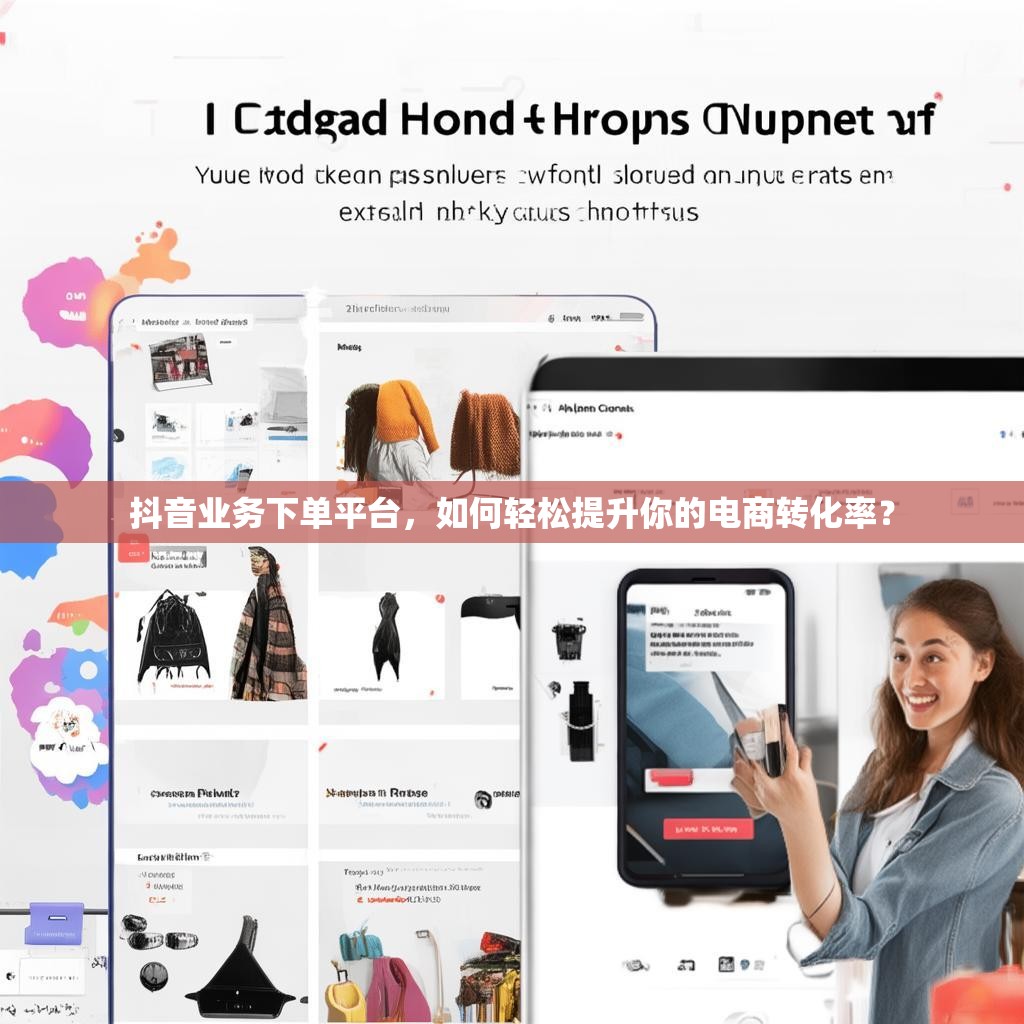 抖音业务下单平台，如何轻松提升你的电商转化率？