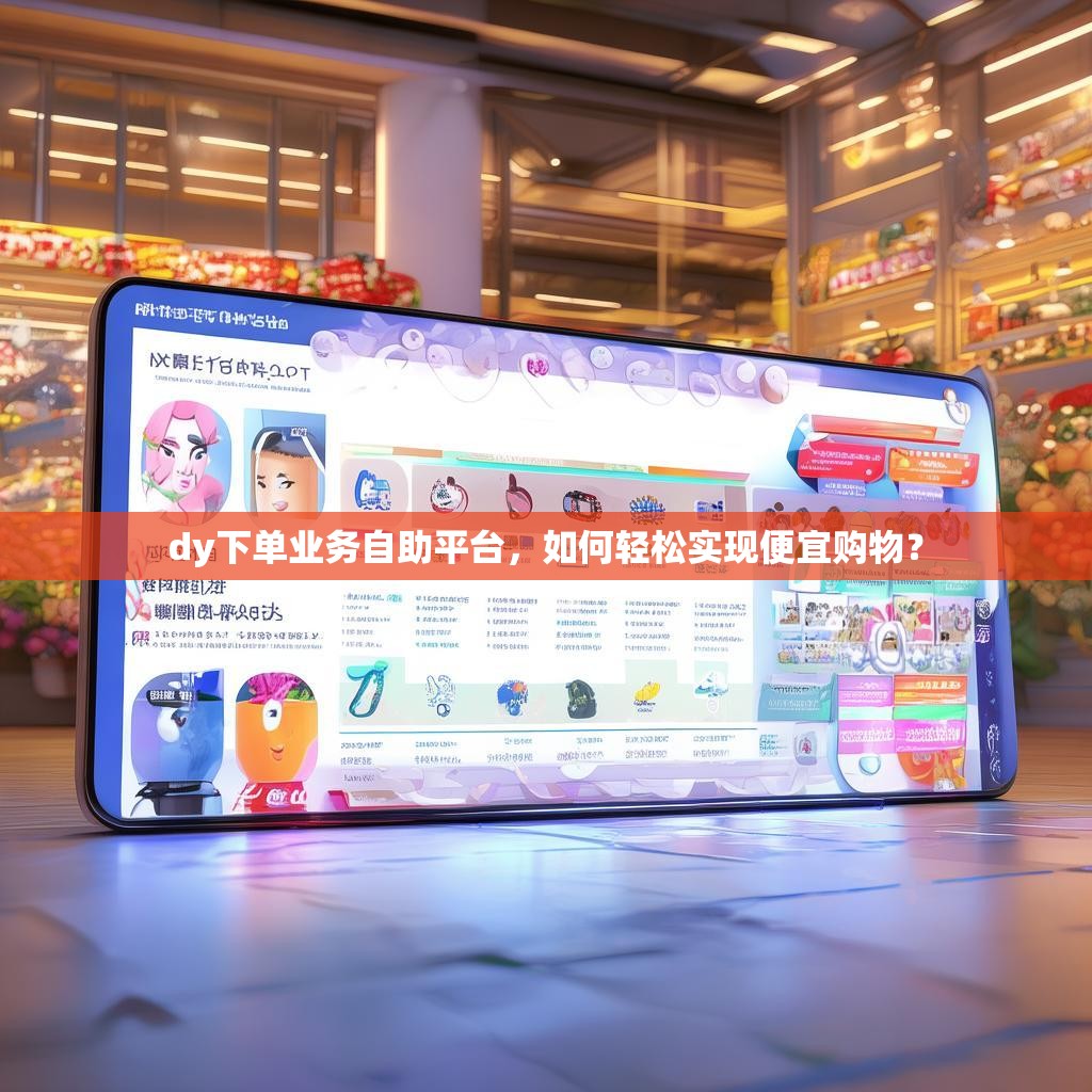 dy下单业务自助平台，如何轻松实现便宜购物？