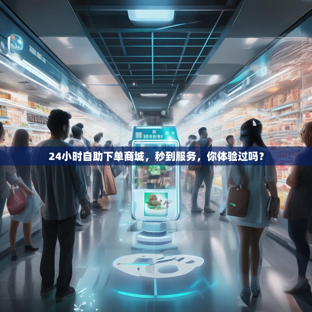 24小时自助下单商城，秒到服务，你体验过吗？