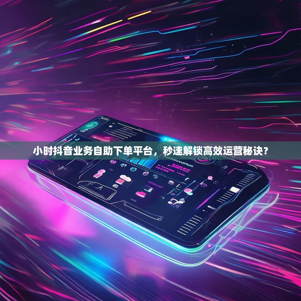 小时抖音业务自助下单平台，秒速解锁高效运营秘诀？