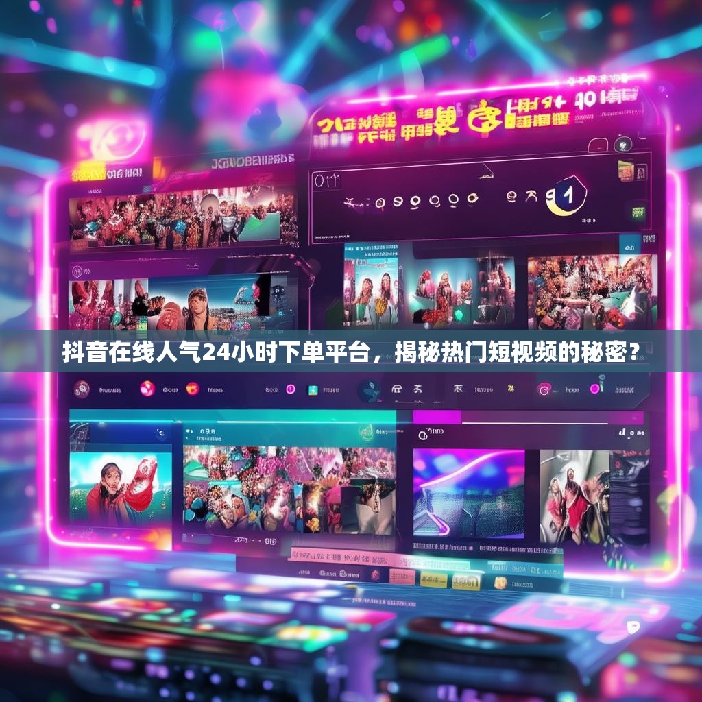 抖音在线人气24小时下单平台，揭秘热门短视频的秘密？