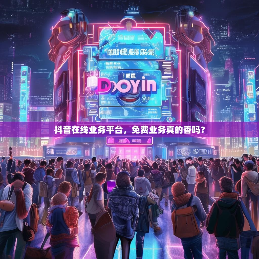 抖音在线业务平台,免费业务真的香吗? 抖音在线业务平台,免费业务真的香吗?