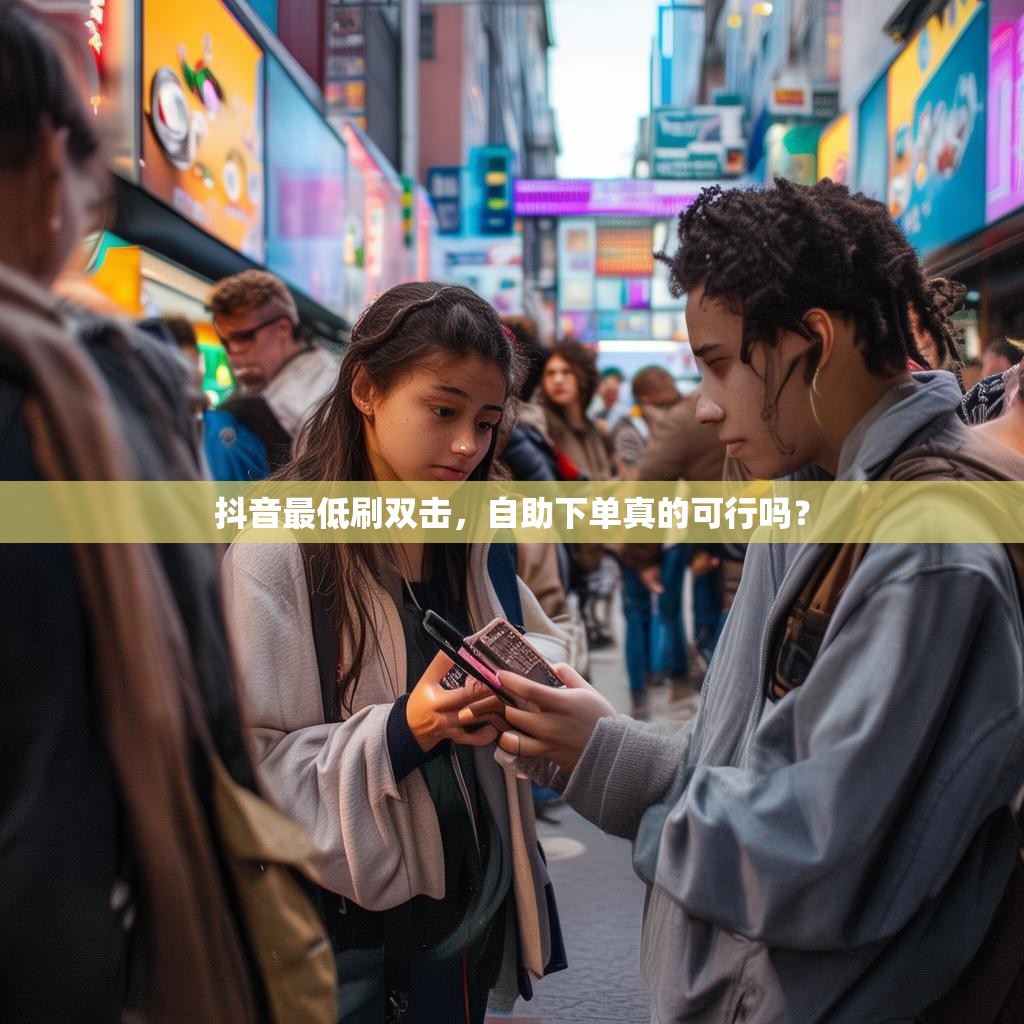 抖音最低刷双击，自助下单真的可行吗？