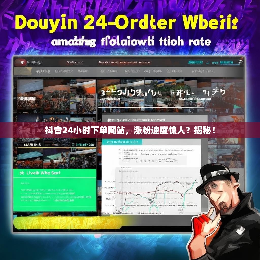 抖音24小时下单网站，涨粉速度惊人？揭秘！