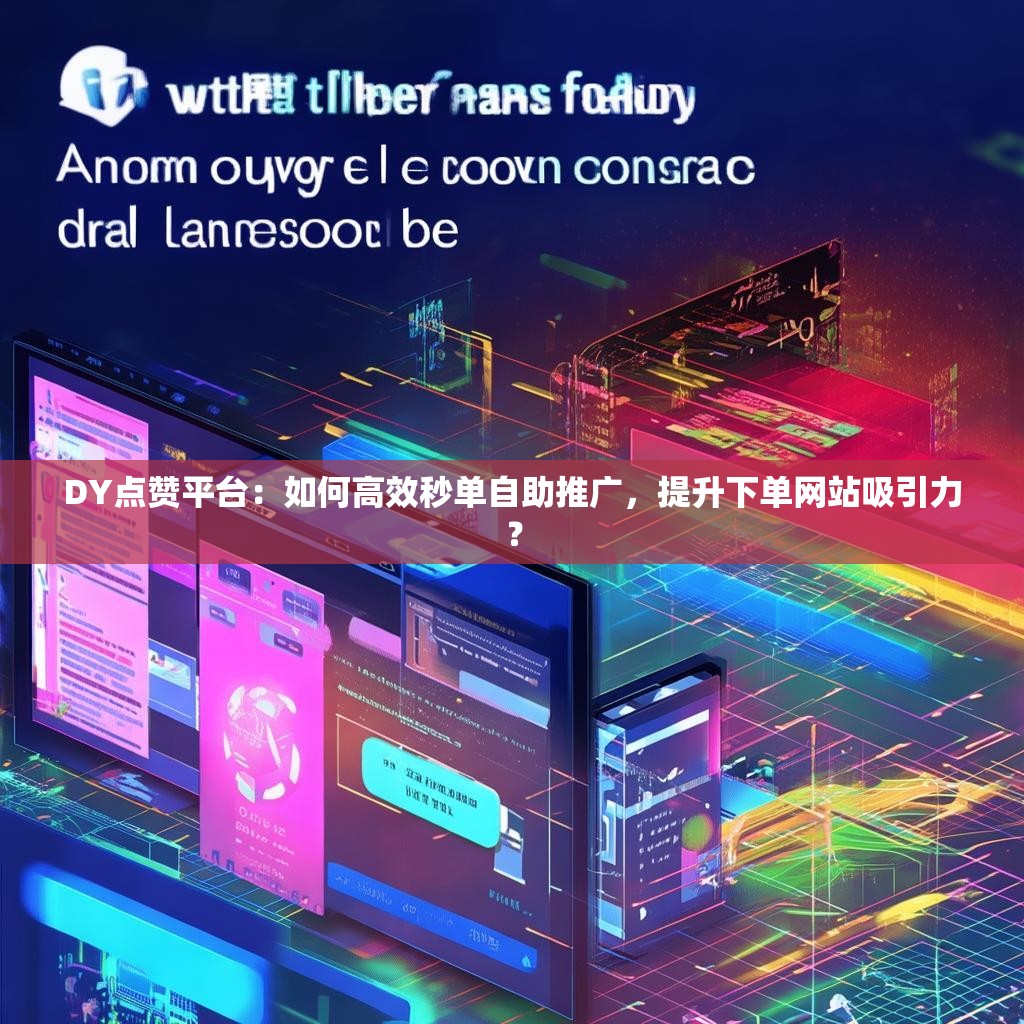 DY点赞平台：如何高效秒单自助推广，提升下单网站吸引力？