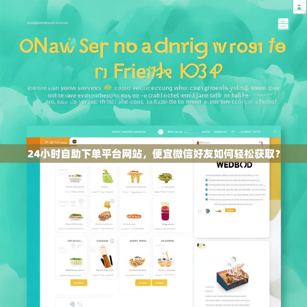 24小时自助下单平台网站,便宜微信好友如何轻松获取? 24小时自助下单平台网站,便宜微信好友如何轻松获取?