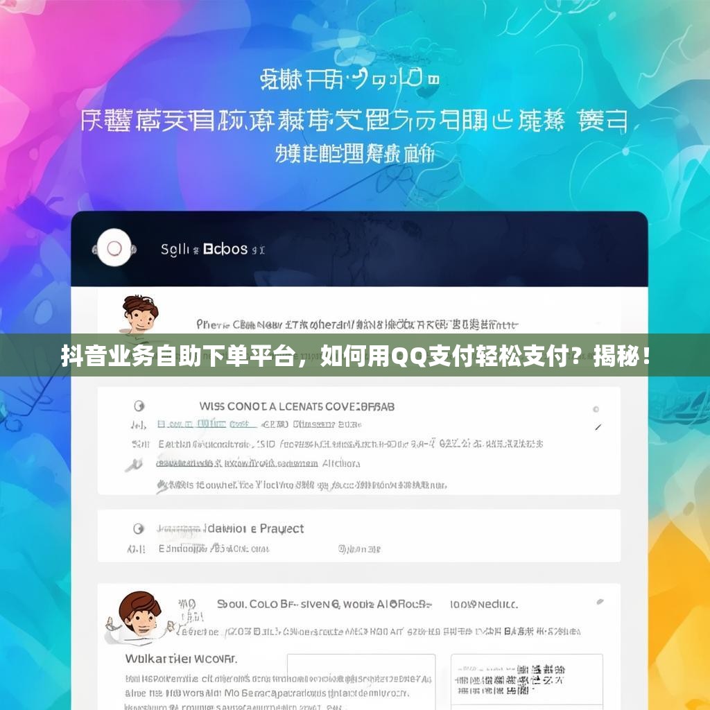 抖音业务自助下单平台，如何用QQ支付轻松支付？揭秘！