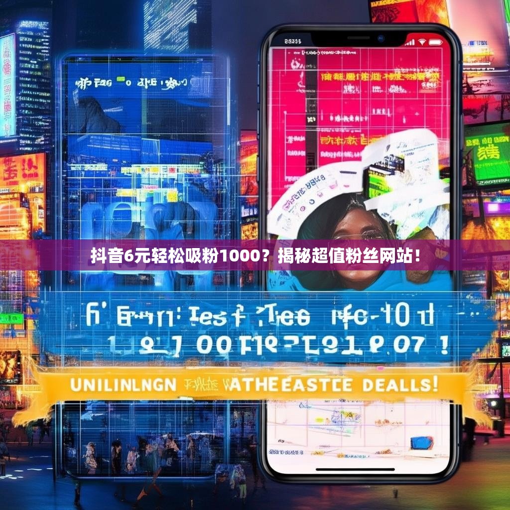 抖音6元轻松吸粉1000？揭秘超值粉丝网站！