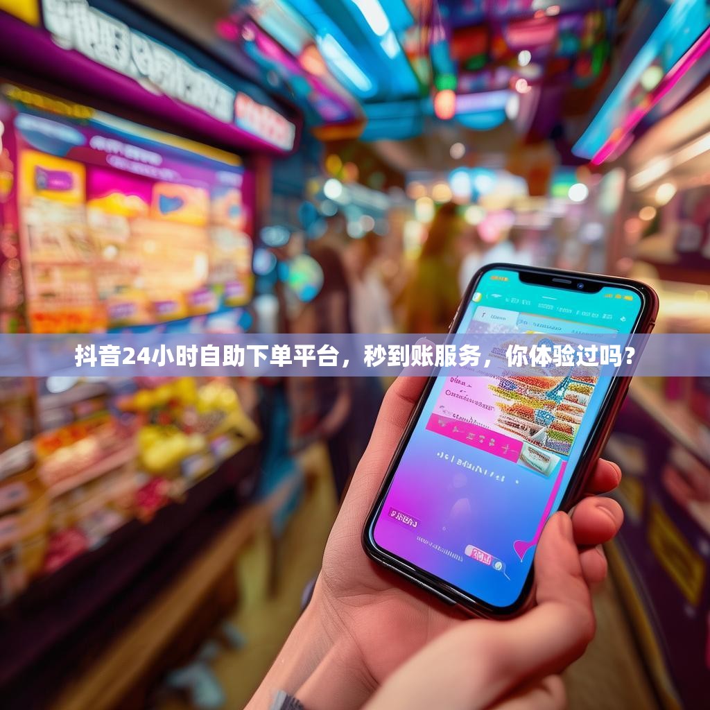抖音24小时自助下单平台，秒到账服务，你体验过吗？
