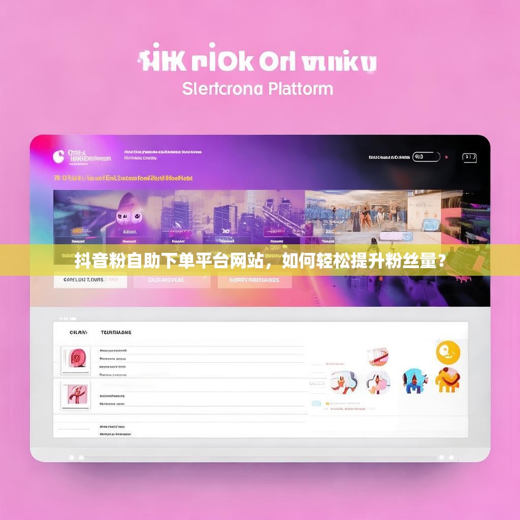 抖音粉自助下单平台网站，如何轻松提升粉丝量？