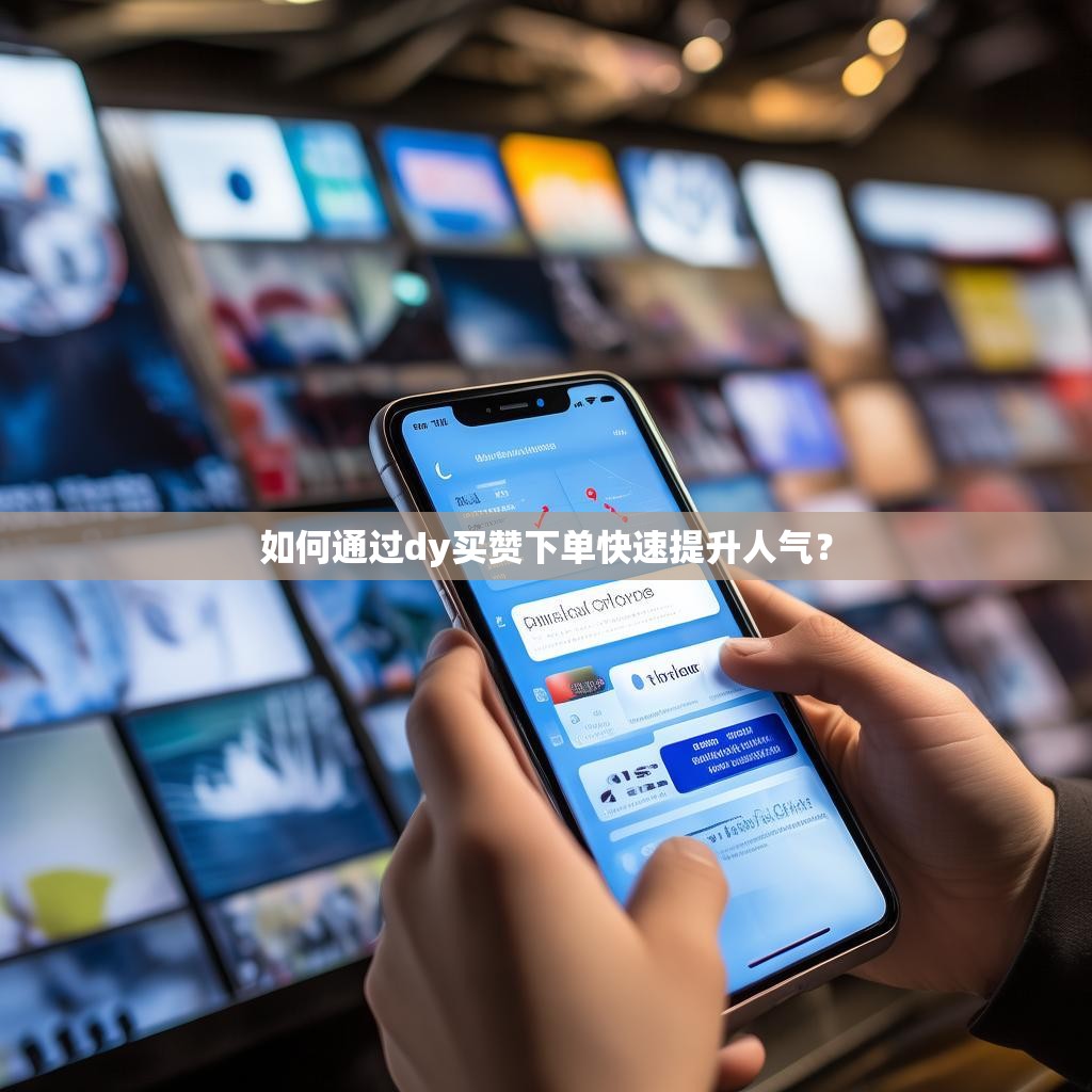 如何通过dy买赞下单快速提升人气？