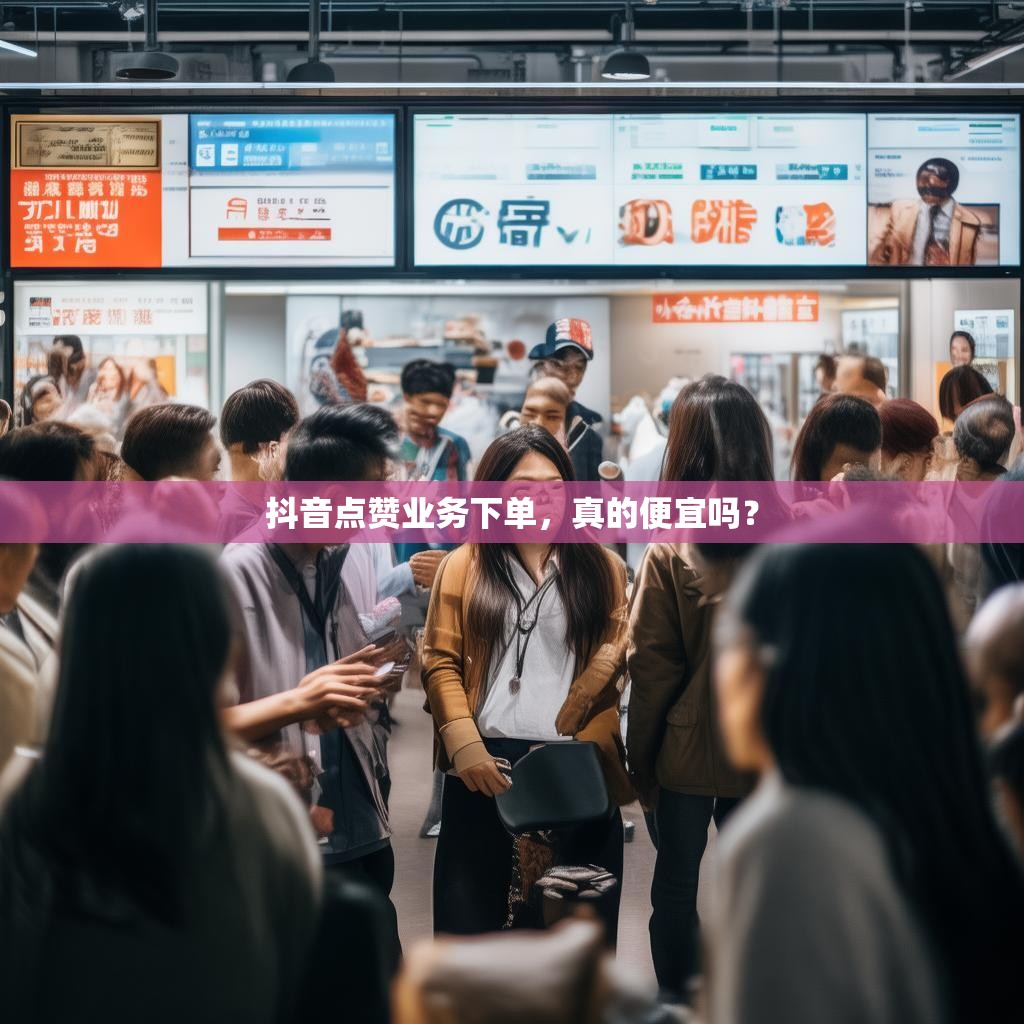 抖音点赞业务下单，真的便宜吗？
