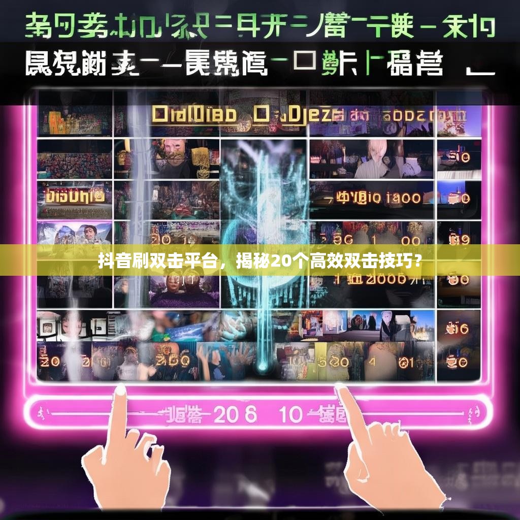 抖音刷双击平台,揭秘20个高效双击技巧? 抖音刷双击平台,揭秘20个高效双击技巧?