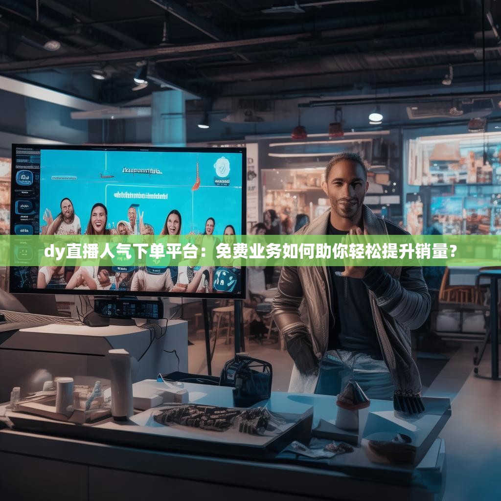 dy直播人气下单平台：免费业务如何助你轻松提升销量？