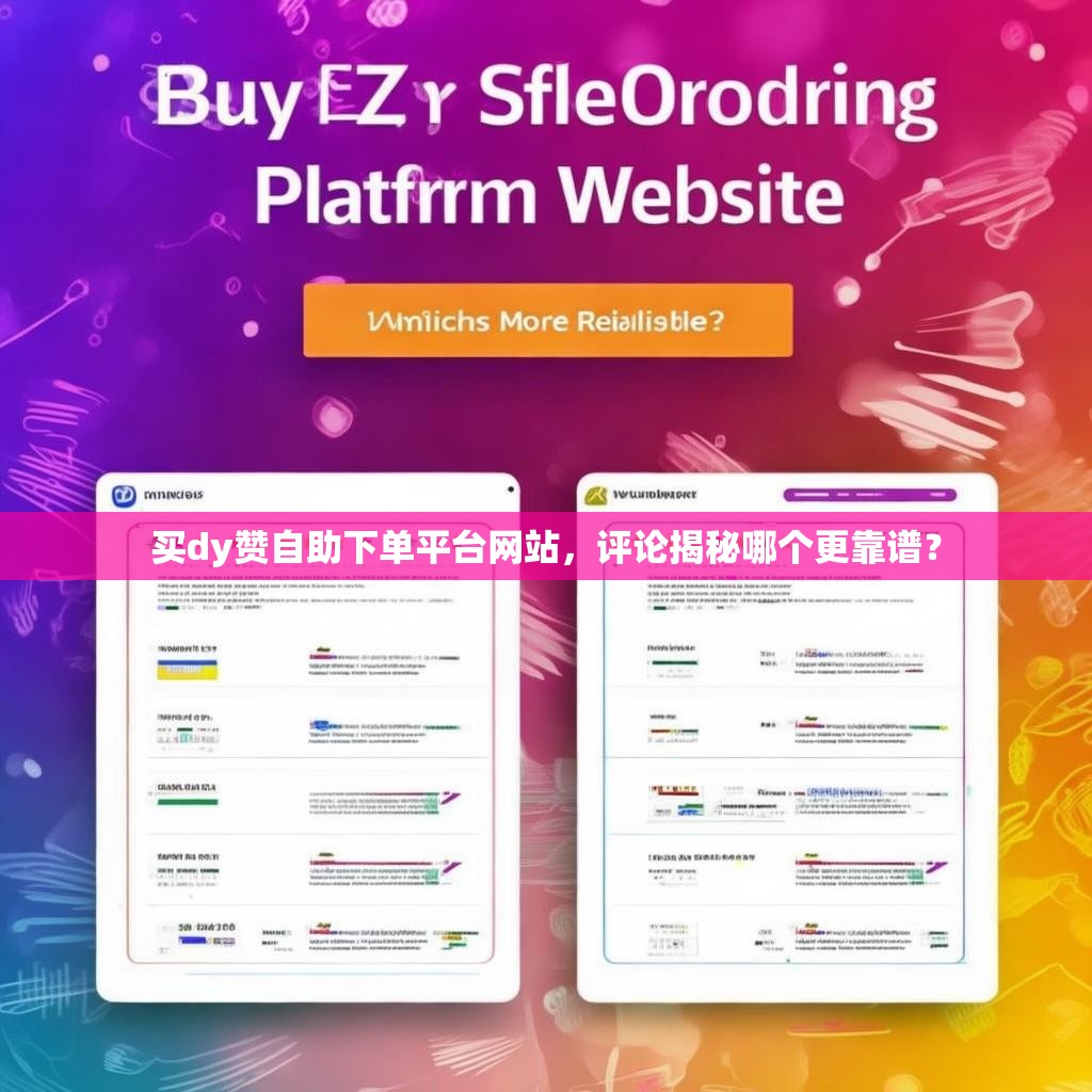 买dy赞自助下单平台网站,评论揭秘哪个更靠谱? 买dy赞自助下单平台网站,评论揭秘哪个更靠谱?