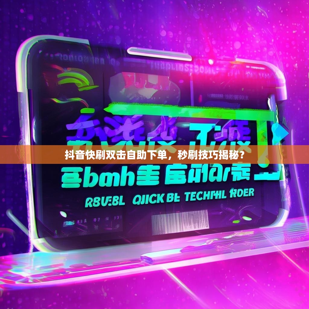 抖音快刷双击自助下单,秒刷技巧揭秘? 抖音快刷双击自助下单,秒刷技巧揭秘?