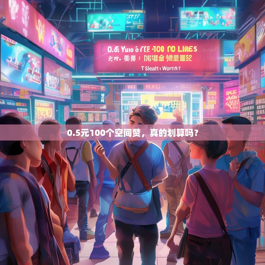 0.5元100个空间赞,真的划算吗? 0.5元100个空间赞,真的划算吗?