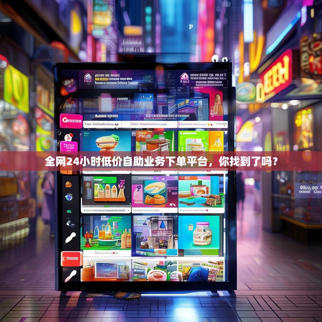 全网24小时低价自助业务下单平台，你找到了吗？