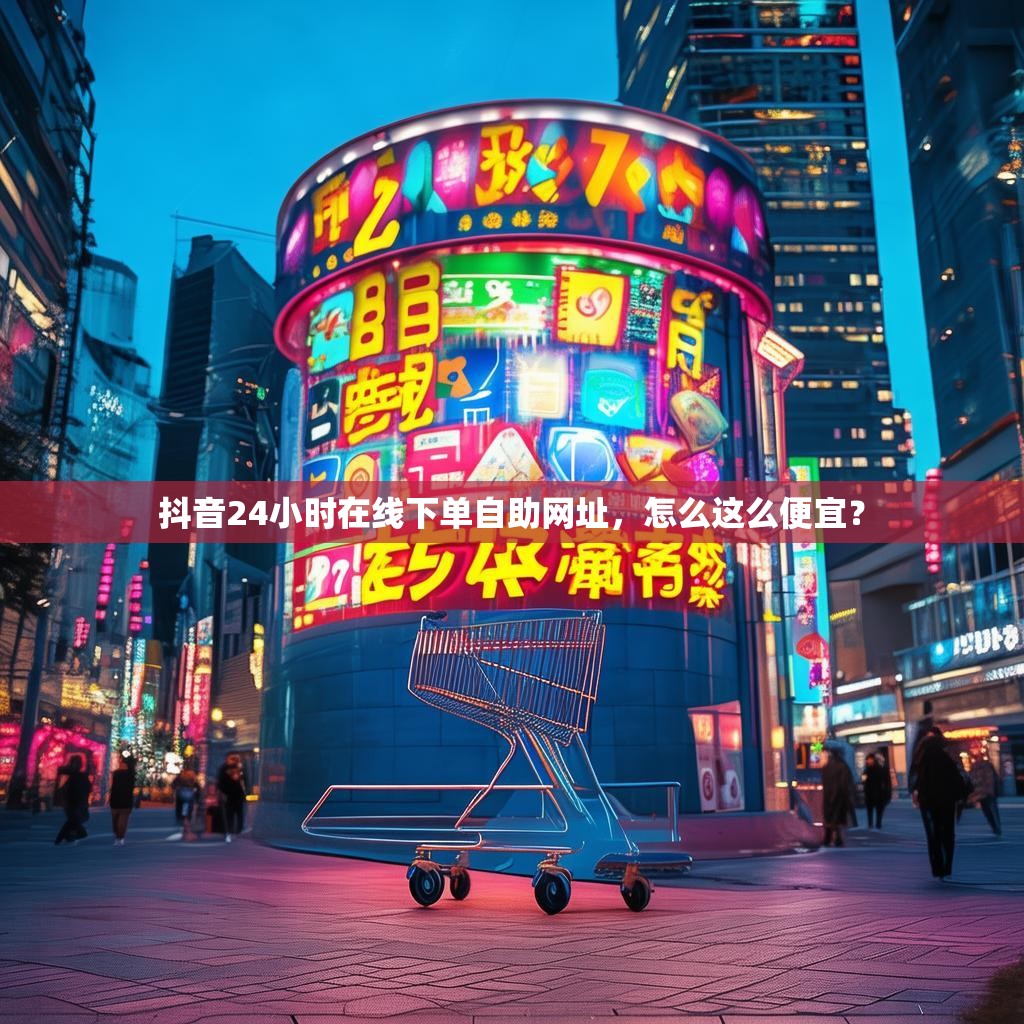 抖音24小时在线下单自助网址，怎么这么便宜？